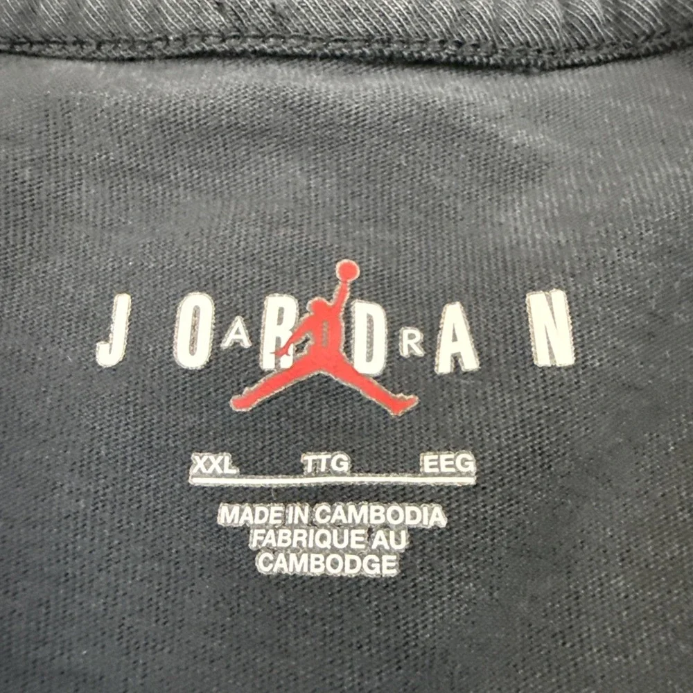 Jordan Jumpman t-shirt men's XXL black short sleeve casual‎ athletic DC7485